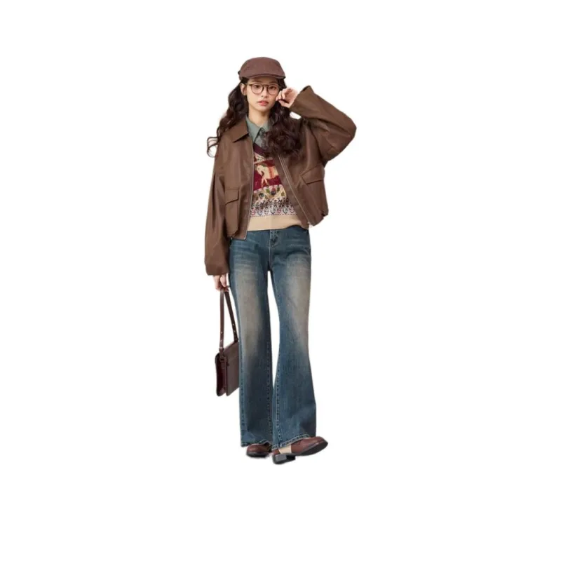 ZIHAN Jeans Women's Denim Blue-0