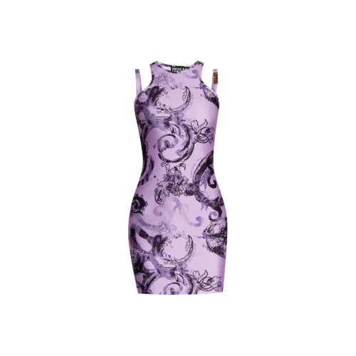 VERSACE JEANS Sleeveless Dress Women's Light Purple