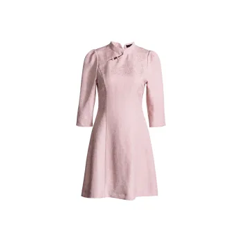 ROEYSHOUSE Long Sleeved Dresses Women's Pink