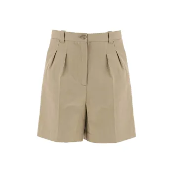A.P.C Pleat Linen Shorts