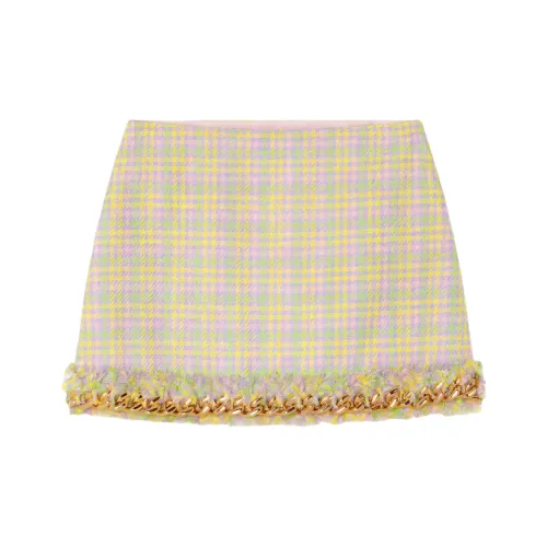 VERSACE SS22 Casual Short Skirts Women's Yellow