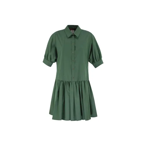 MaxMara Studio Short Sleeved Dress Women's Green
