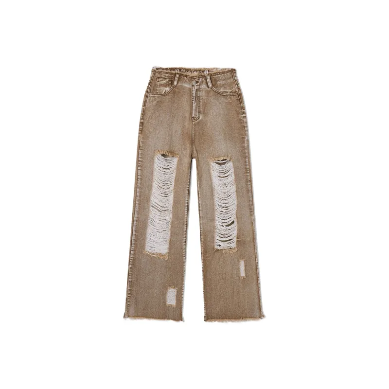 EPTISON WOMAN Jeans Women's Khaki-0
