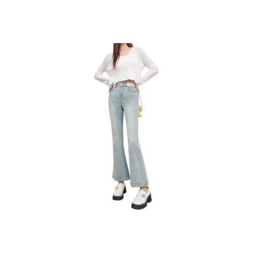 Love To Serve SS24 Jeans Women's Light Blue