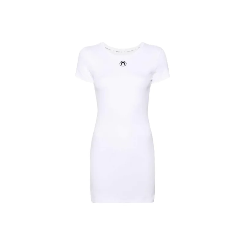 Marine Serre Rib T Shirt Dress-0