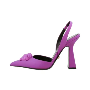 FANSIZHE La Medusa Chunky Heel High Heels Women's Purple