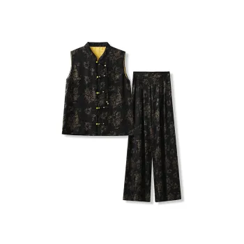 CHARM PICK Casual Suit Women's Black