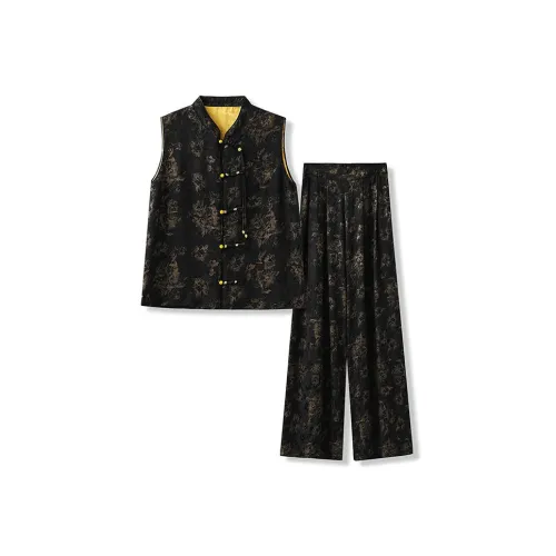 CHARM PICK Casual Suit Women's Black