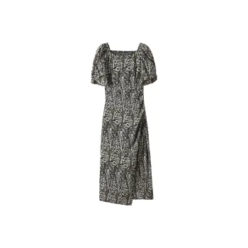 Hang Yi Court Short Sleeved Dress Women's