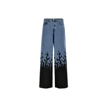 Vetements Fire Big Shape Jeans 'Blue'
