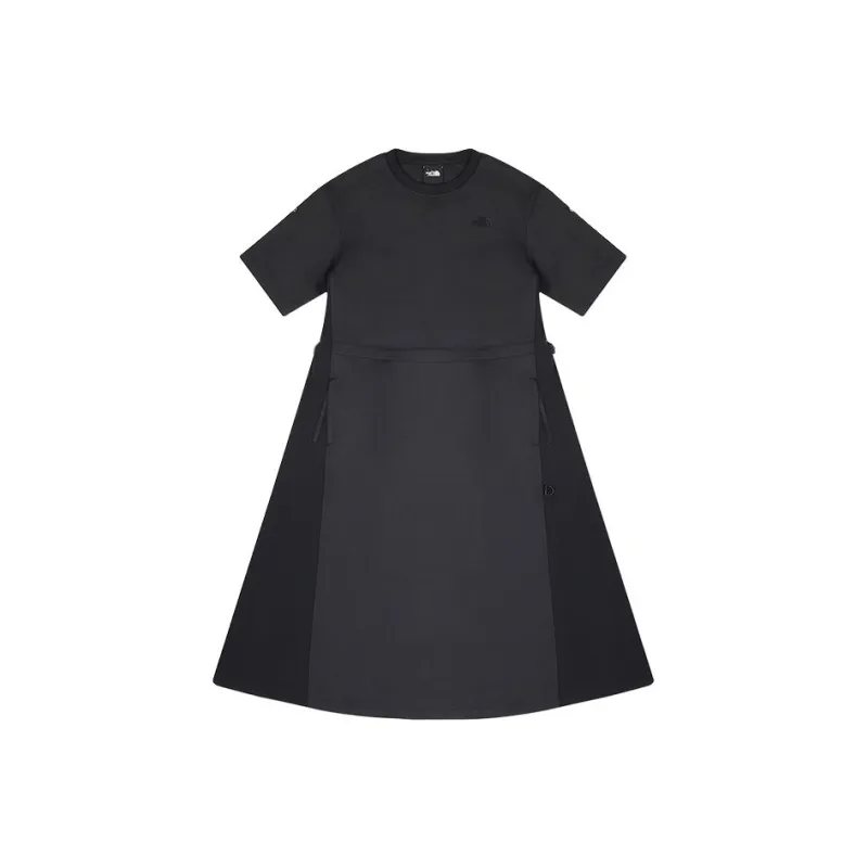 THE NORTH FACE UE Series Short-Sleeved Dresses Women's Cosmic Black-0