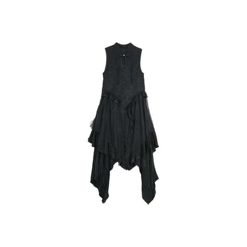 SETIROM Sleeveless Dress Women's Black-0