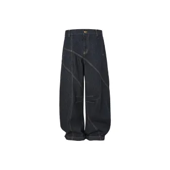 YUZHAOLIN Jeans Unisex Dark Blue