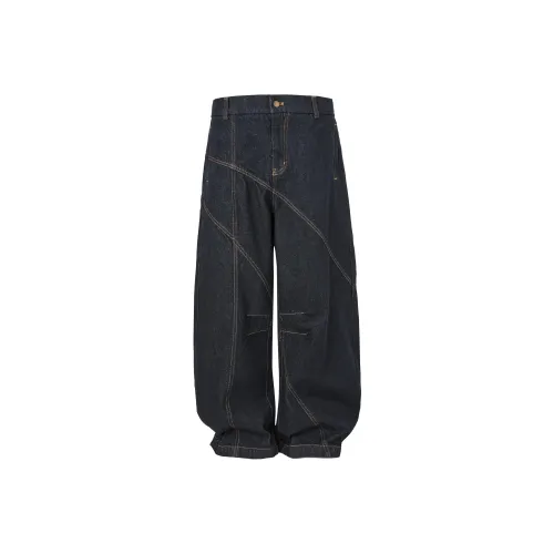 YUZHAOLIN Jeans Unisex Dark Blue