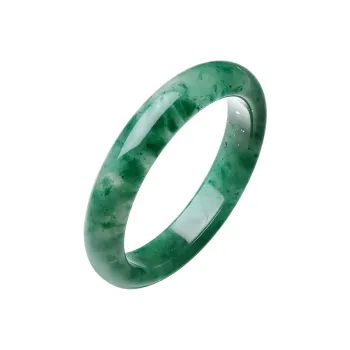 ZHOU LIU FU African Emerald Bangles Women's