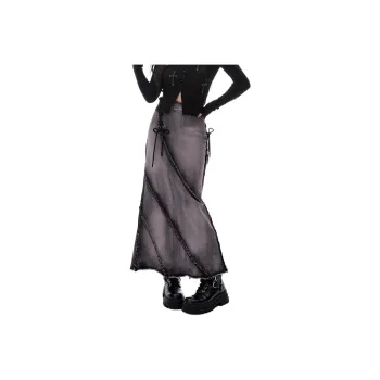 I'M ONE Denim Long Skirts Women's Purple
