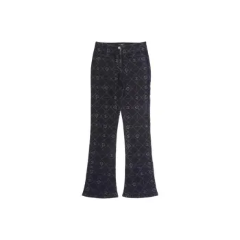 CHANEL Jeans Women's Black