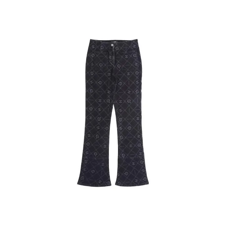 CHANEL Jeans Women's Black-0