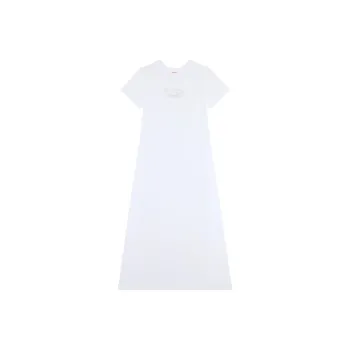 DIESEL FW24 Short Sleeved Dresses Women's White