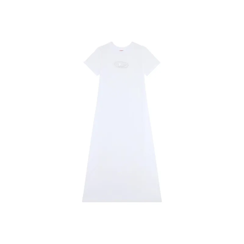 DIESEL FW24 Short Sleeved Dresses Women's White-0