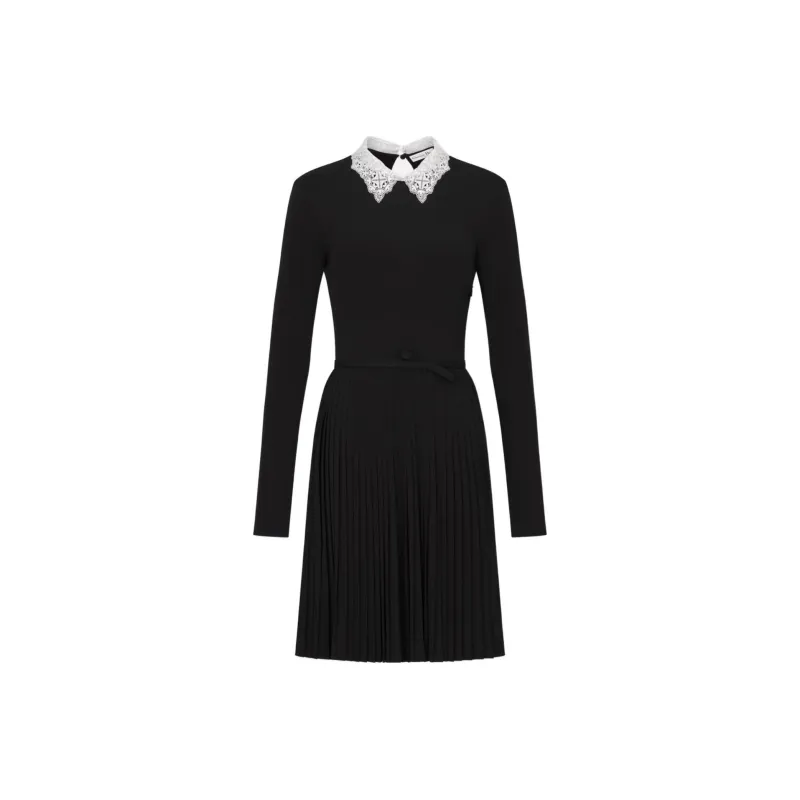 DIOR Long Sleeved Dresses Women's Black-0