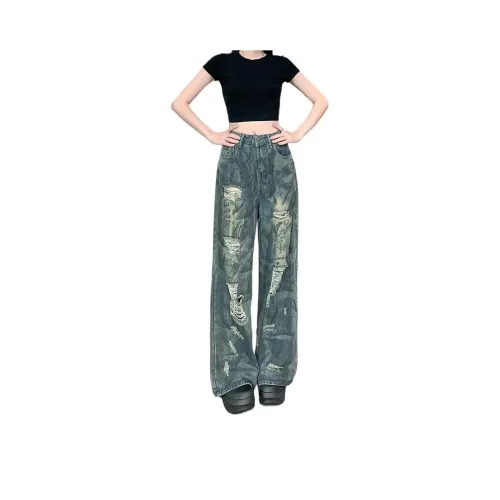 Dior Beauty Jeans Women's Blue
