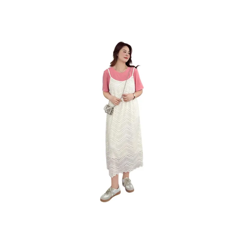 DAMABAIFENBAI Short Sleeved Dress Women's-8