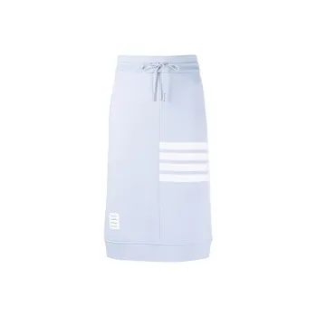 THOM BROWNE Casual Long Skirts Women's Light Blue