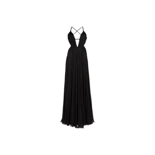 Roberto Cavalli Draped Backless Silk Dress