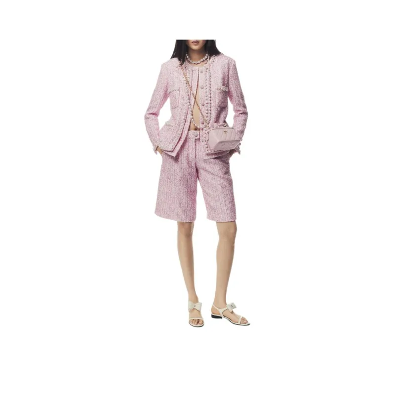 CHANEL 25P Jackets & Coats Women's Pink-0
