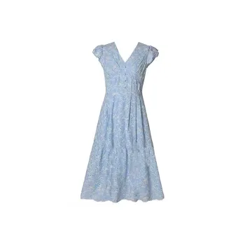 BEAUTIFUL CONFESSION Short Sleeved Dress Women's Blue