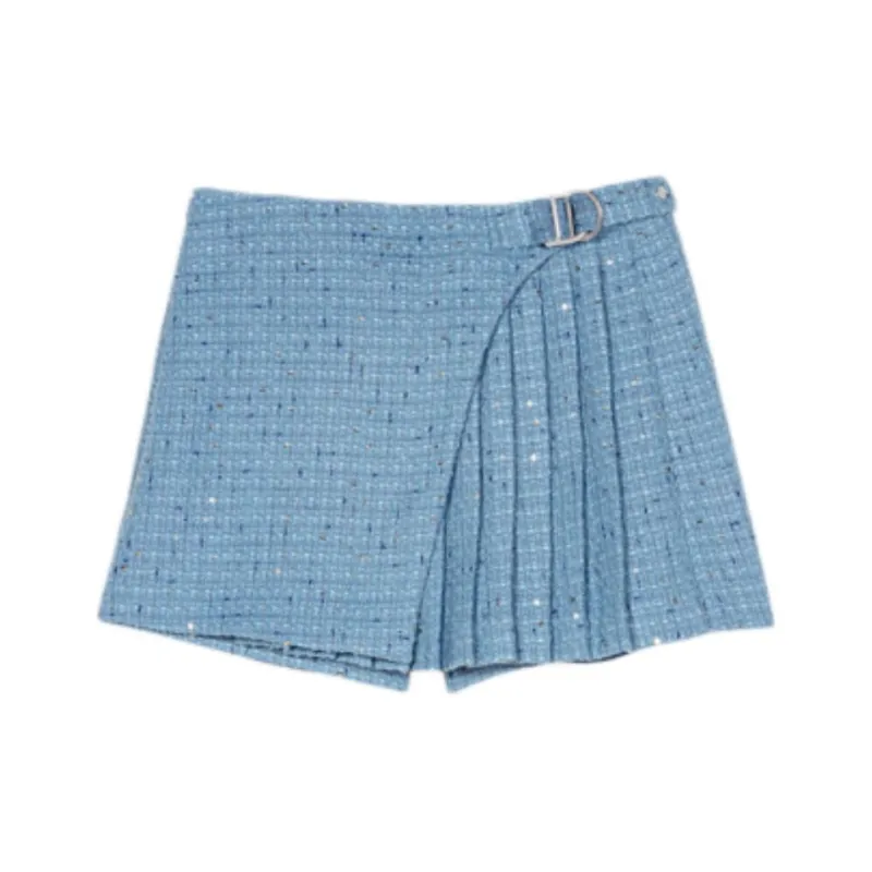 Maje Chinese New Year Series Casual Shorts Women's Blue-0