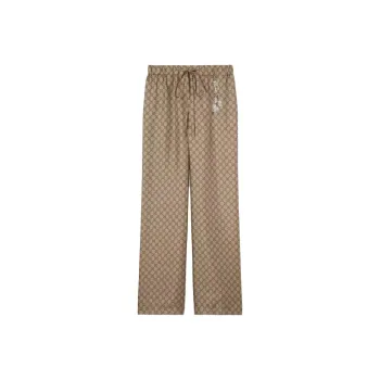 GUCCI FW25 Casual Pants Women's Beige Brown