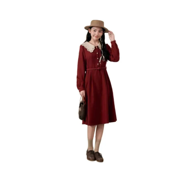ZIHAN Long Sleeved Dress Women's-0