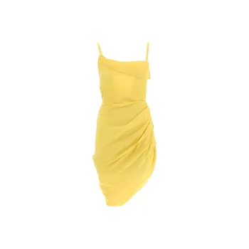 Jacquemus SS24 Sleeveless Dress Women's Yellow