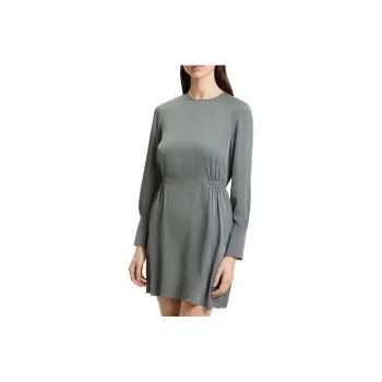 THEORY Long-Sleeved Dresses Women's Gray