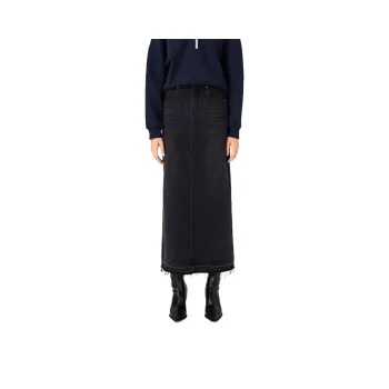 2XIST Denim Long Skirts Women's Black Gray Color