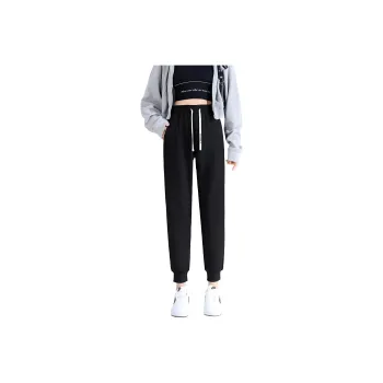 Warrior Ride The Wind And Waves Series Knitted Sports Pants Women's Black