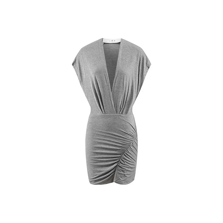 IRO NIGHT Short-Sleeved Dresses Women's Gray-0