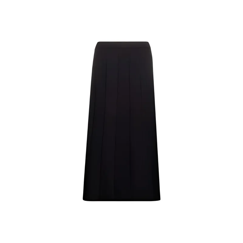 Y 3 Casual Long Skirts Women's Black-0