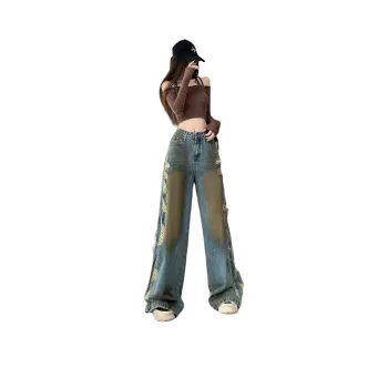 Ordifen Jeans Women's Vintage Blue