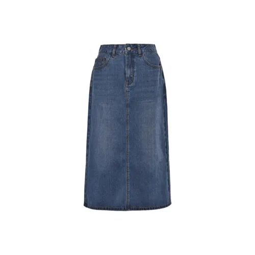 DIFFIE RIEGER Denim Long Skirts Women's Image Color