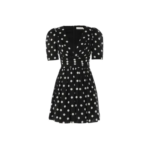 Zimmermann Polka Dot-print Linen Minidress