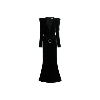 Alessandra Rich Long Sleeved Dress Women's Black