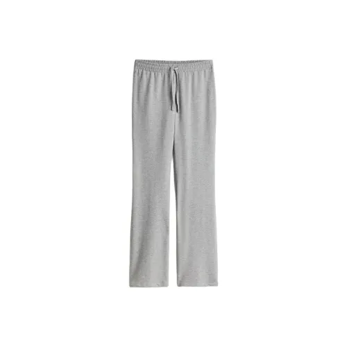 H&M Knitted Sports Pants Women's Gray