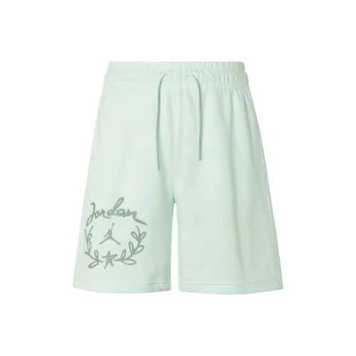 Jordan Brooklyn Fleece Casual Shorts Women's Light Green