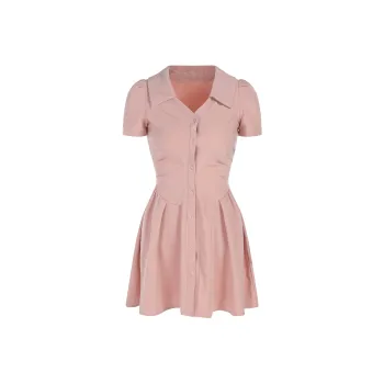 COVER TIME Short-Sleeved Dresses Women's Pink