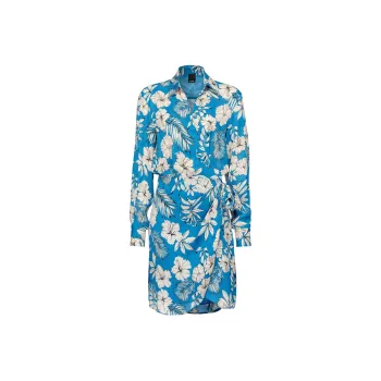 PINKO Floral print Wrap Style Dress