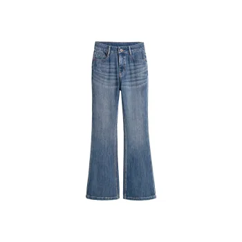 Ran and pure Jeans Women's Summer Blue Ankle Length Thin