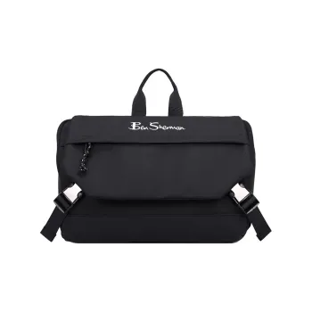 BEN SHERMAN Oxford Handbag Unisex Black